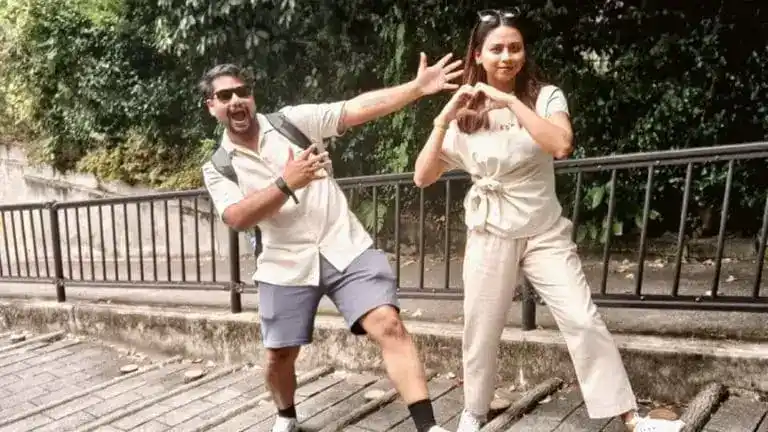 Baibhav Nath and Ankita travelling together