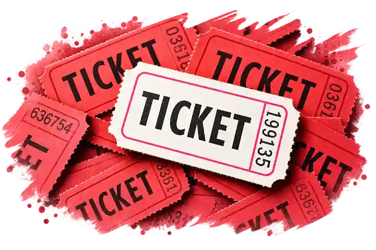 Attraction tickets travel service illustration